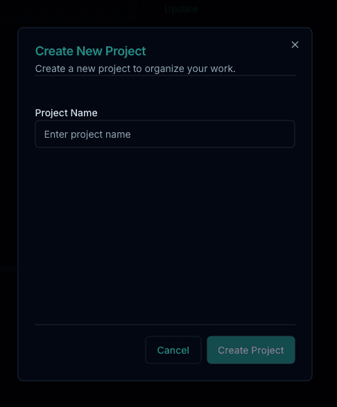 Create Project
