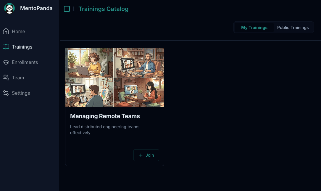 Private Trainings