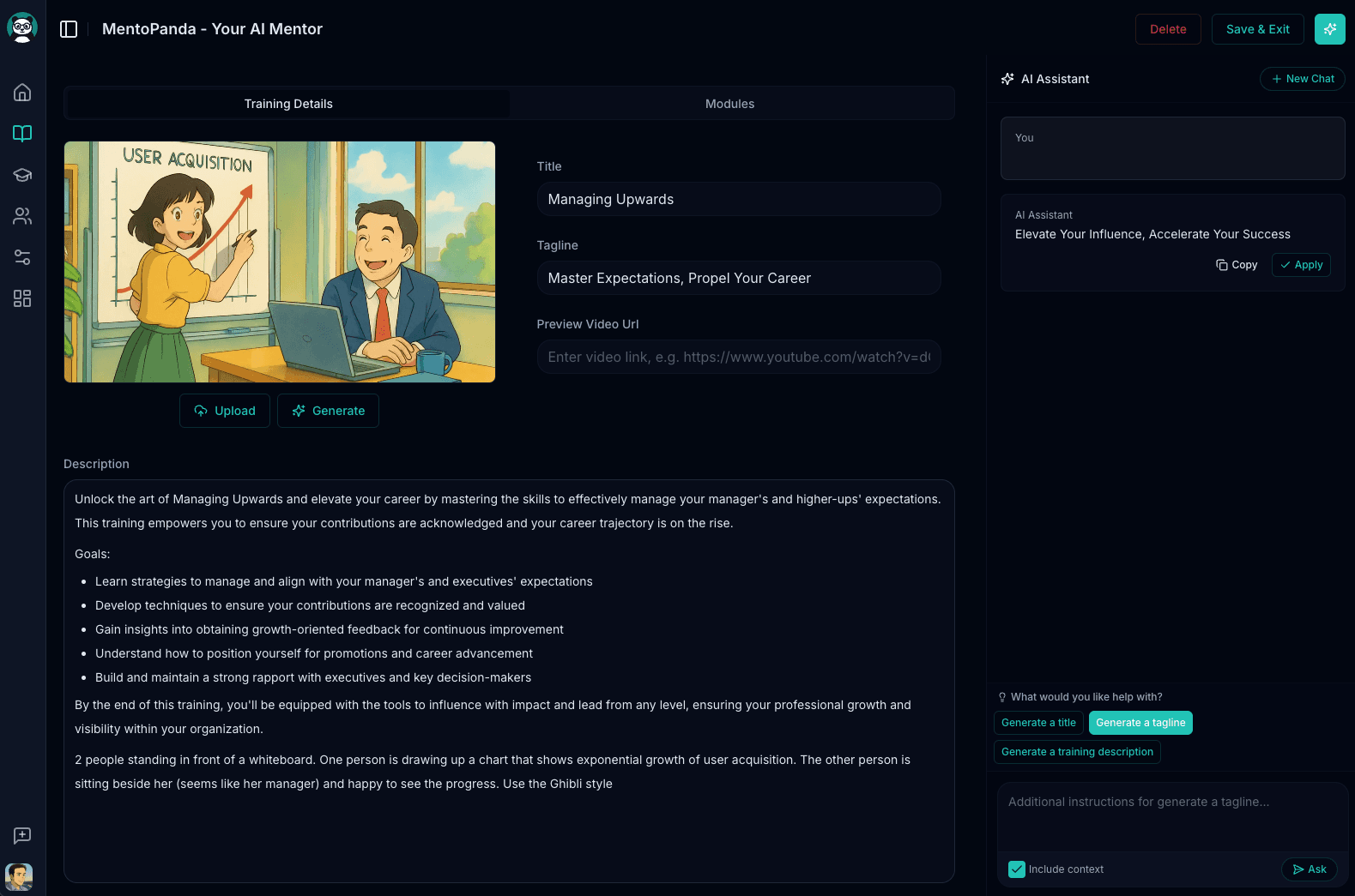 Build Custom Trainings